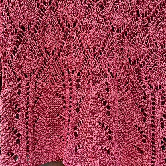 Beautiful maroon crochet top. - Picture 3 of 3